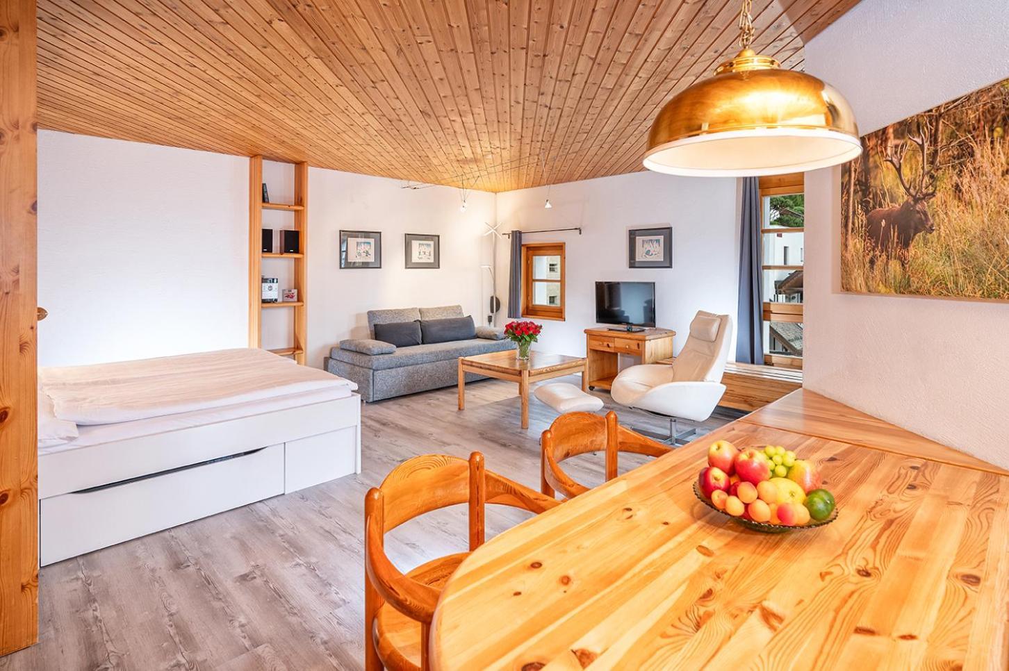 Schweizerhof Ferienwohnungen Lenzerheide 1 Szoba fotó