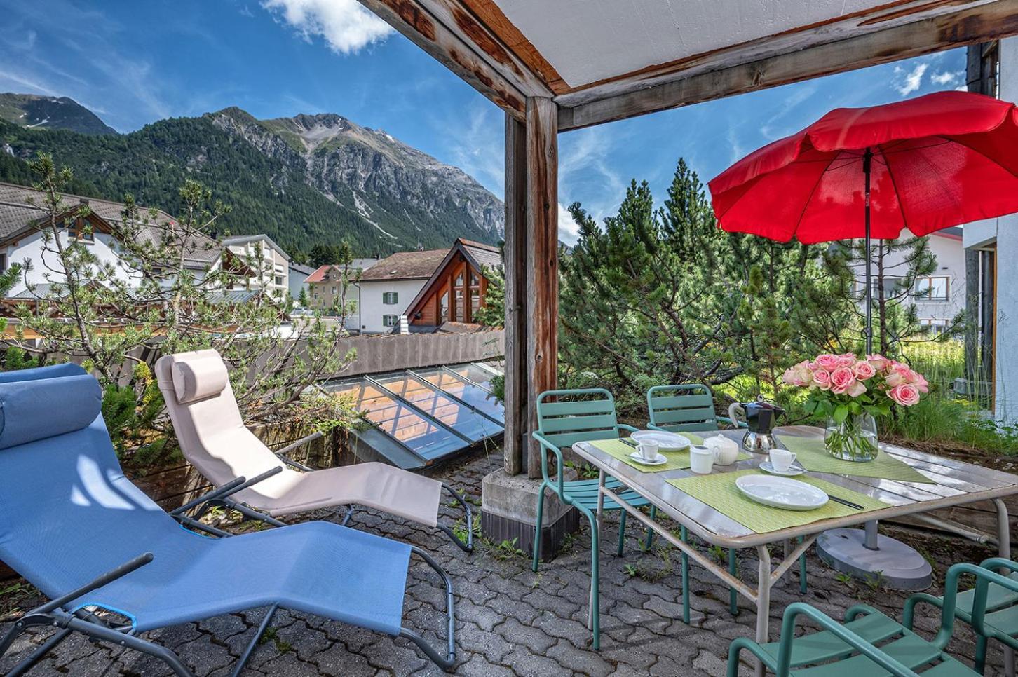 Schweizerhof Ferienwohnungen Lenzerheide 1 Szoba fotó